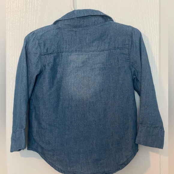 7 For All Mankind Boys Button Down Long Sleeve Size 24M - Picture 4 of 4